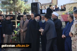 پیکر مطهر شهید گمنام در پردیس ایت الله خامنه ای گرگان تدفین شد 12