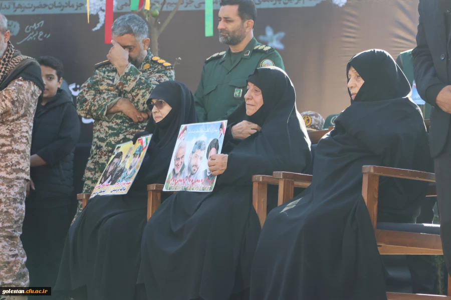 پیکر مطهر شهید گمنام در پردیس ایت الله خامنه ای گرگان تدفین شد 14