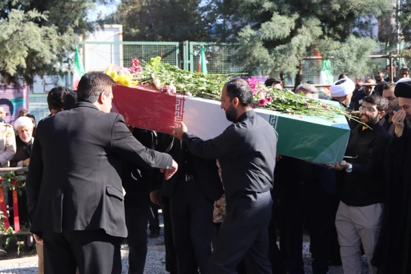 پیکر مطهر شهید گمنام در پردیس ایت الله خامنه ای گرگان تدفین شد 19