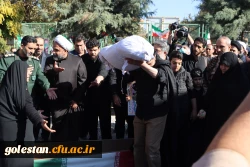 پیکر مطهر شهید گمنام در پردیس ایت الله خامنه ای گرگان تدفین شد 21