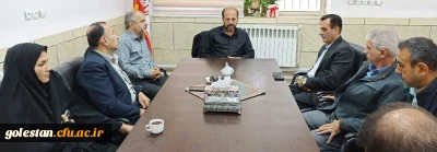 بازدید نماینده مردم شریف علی آبادکتول در مجلس شورای اسلامی و سرپرست دانشگاه فرهنگیان استان گلستان از ساختمان شماره ۲ پردیس امام خمینی(ره)