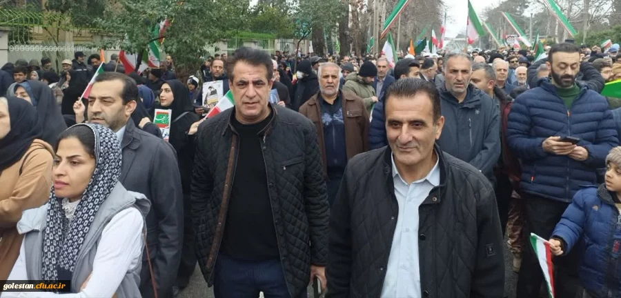 حماسه حضور دانشگاه فرهنگیان استان گلستان در راهپیمایی ۲۲ بهمن/ تجدید میثاق با آرمان های انقلاب 2