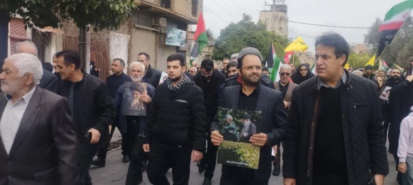 حضور پرشور همکاران و دانشجومعلمان دانشگاه فرهنگیان گلستان در راهپیمایی روز قدس 9