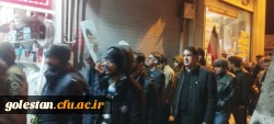 حضور کارکنان دانشگاه فرهنگیان و خروش دانشگاهیان استان گلستان در تجمعات میدانی 3